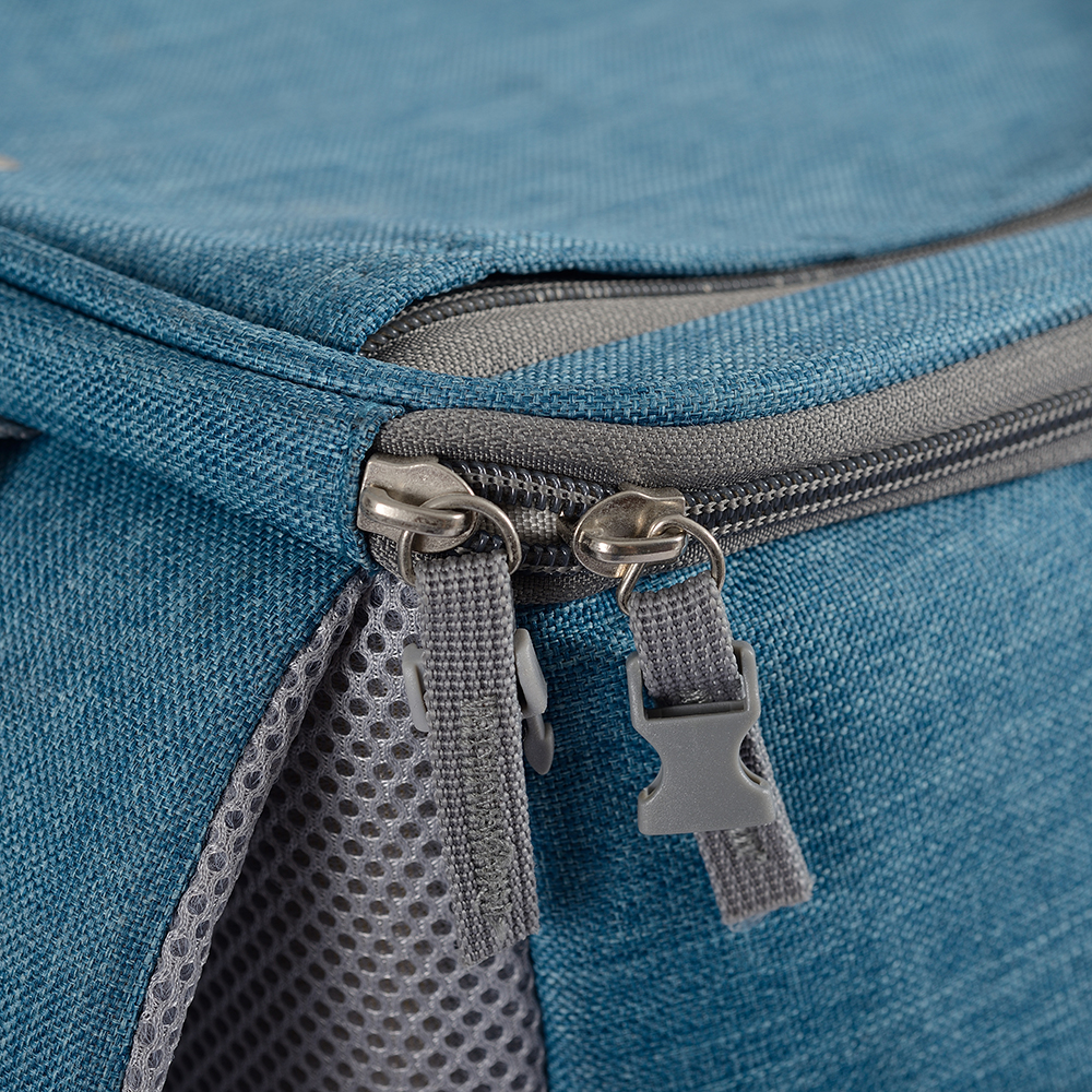 Mochila Oxford Pet Carrier respirável para viagem para gatosPequenos pinos