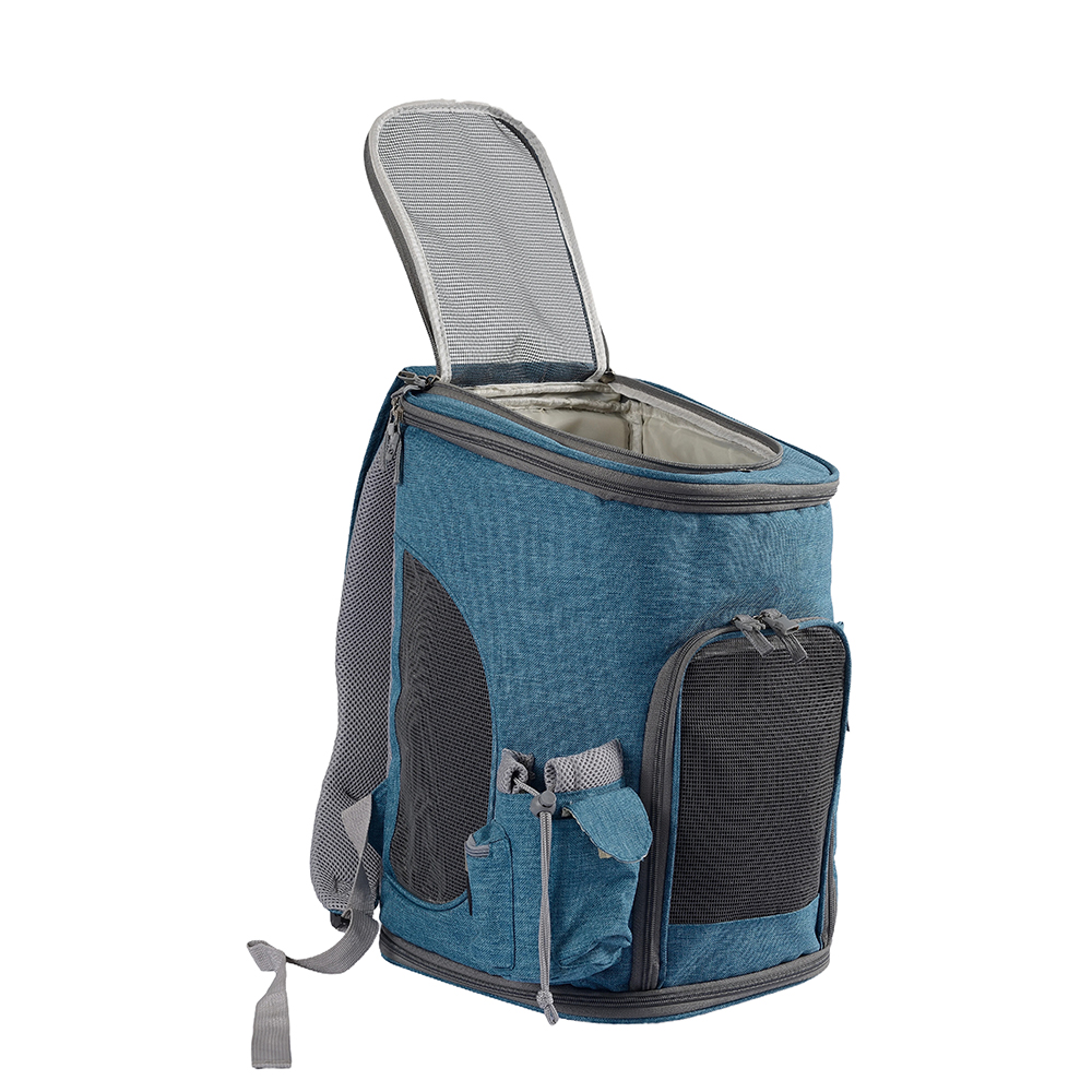 Mochila Oxford Pet Carrier respirável para viagem para gatosPequenos pinos