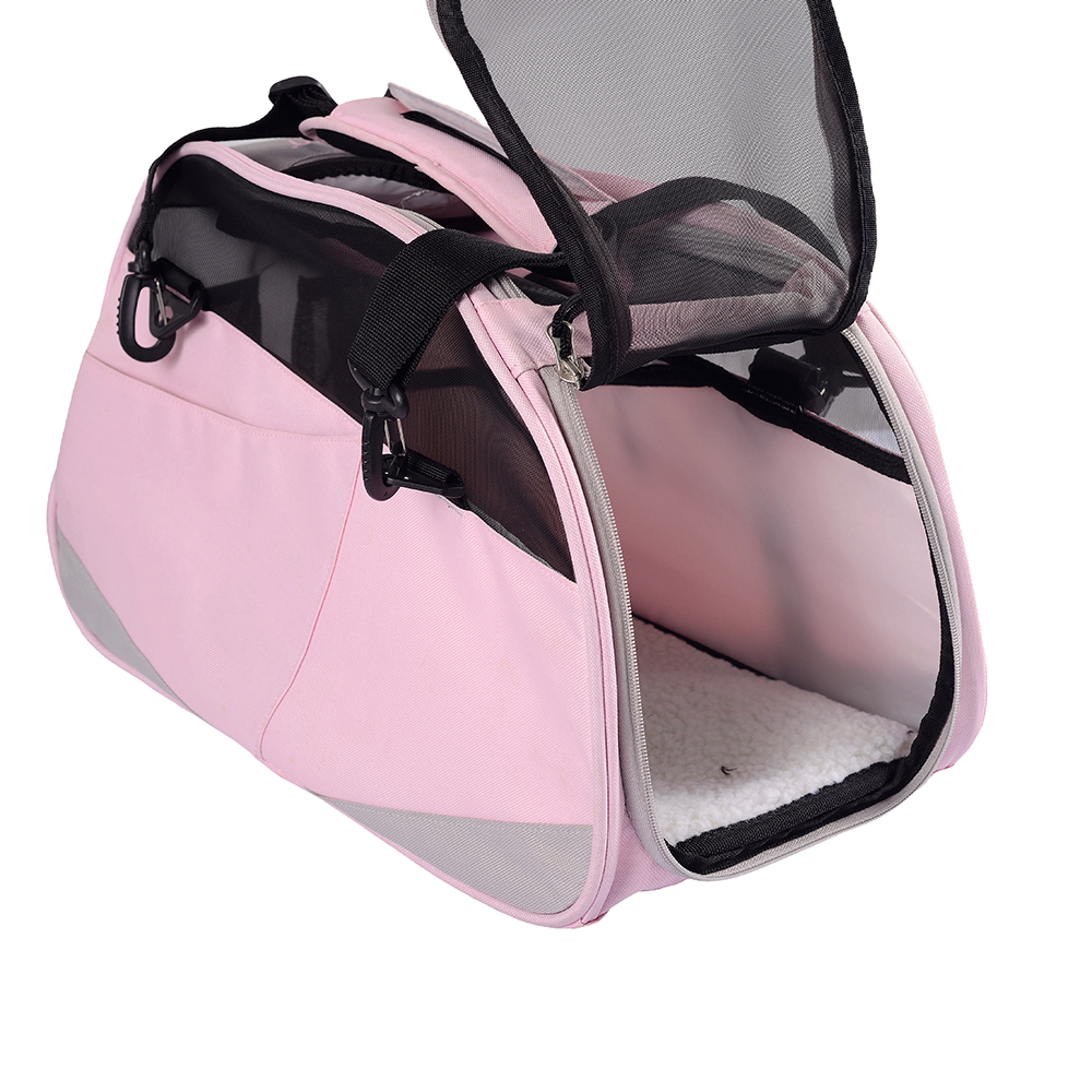 Bolsa de transporte para animais de estimação respirável de tamanho pequeno