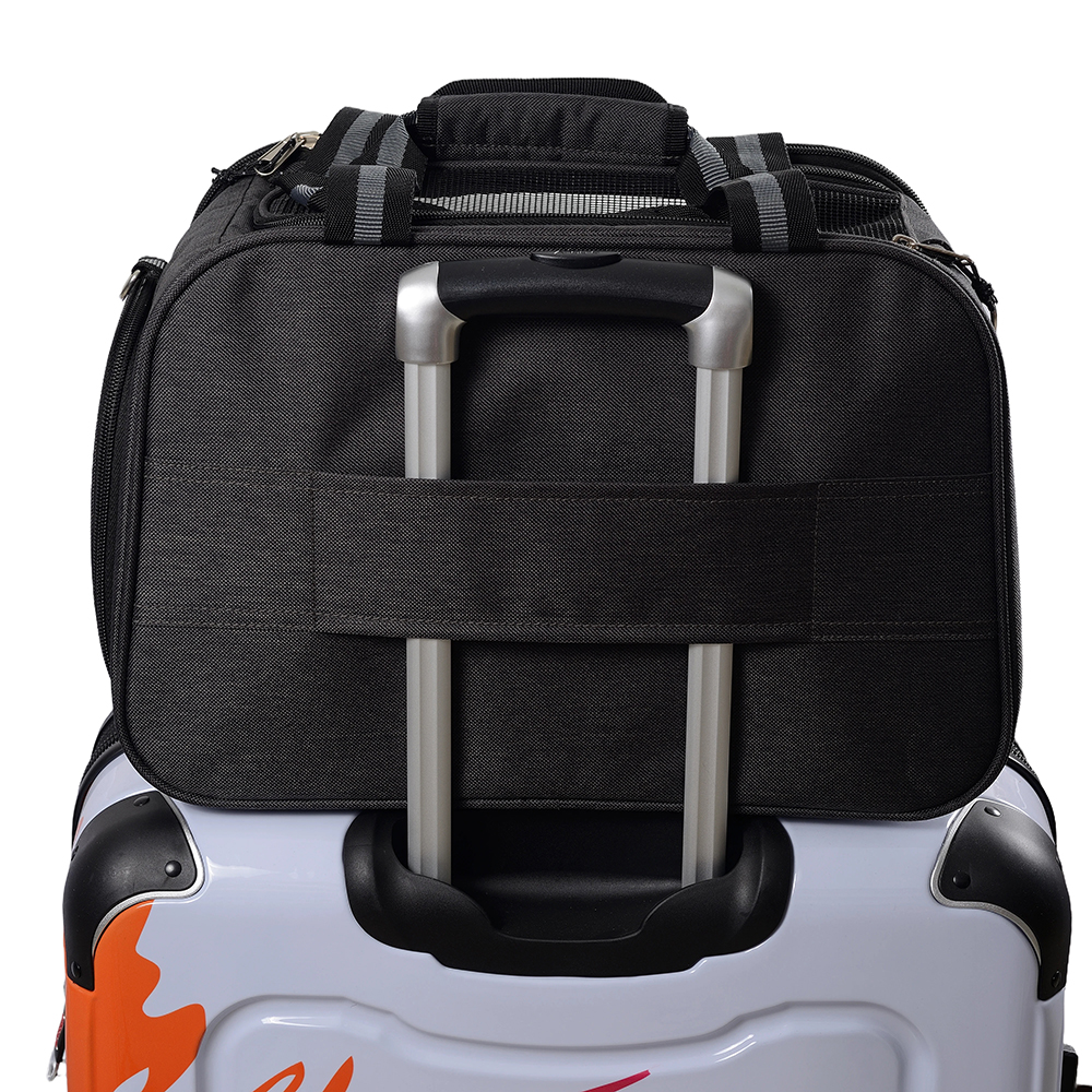 Transportador portátil para animais de estimação com alça de bagagem