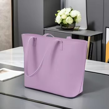 Bolsa tote de grande capacidade em couro PU para bolsa durável feminina
