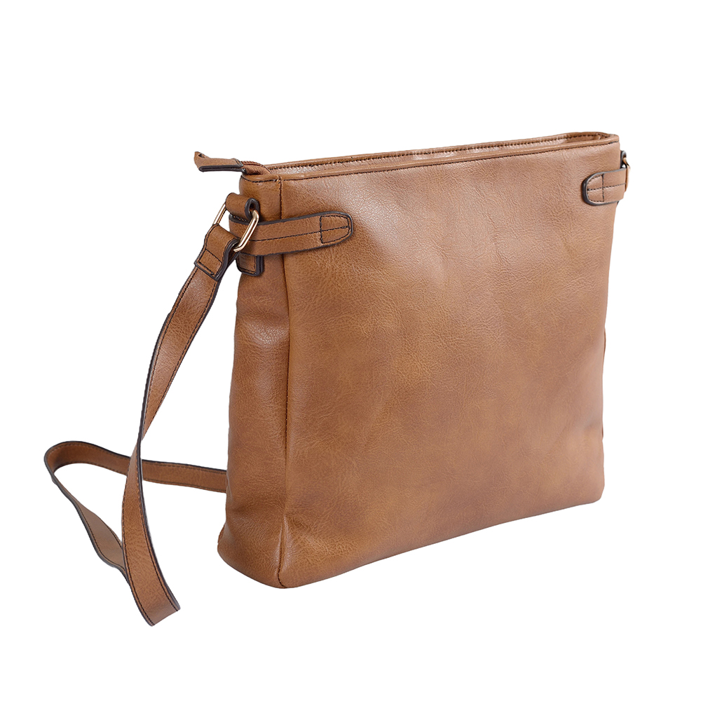 Bolsa de ombro única masculina de tecido impermeável