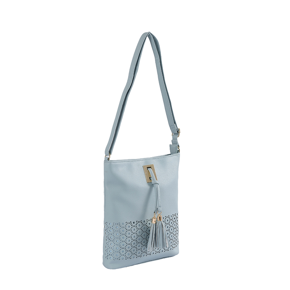 Bolsa feminina popular de cor clara e bolsa quadrada leve