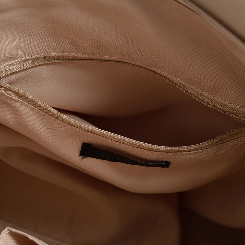 Bolsa feminina de couro macio alça ajustável forro de poliéster