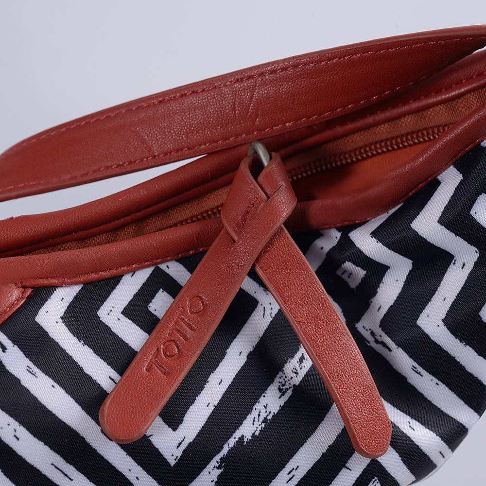 Bolsa leve para transporte diário, bolsa de ombro único, impressão em tela de seda