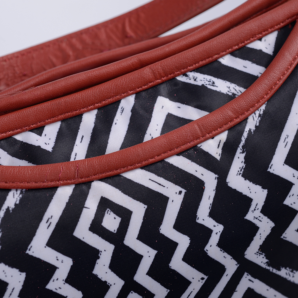 Bolsa leve para transporte diário, bolsa de ombro único, impressão em tela de seda