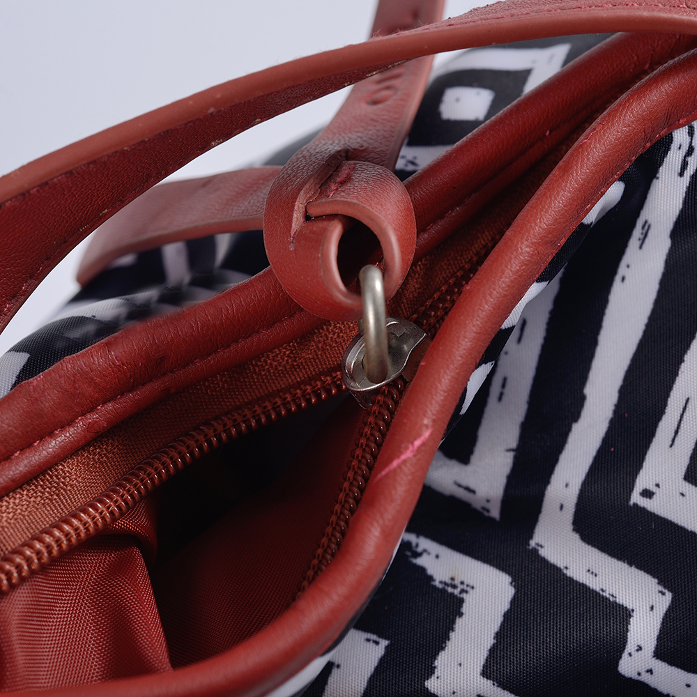 Bolsa leve para transporte diário, bolsa de ombro único, impressão em tela de seda