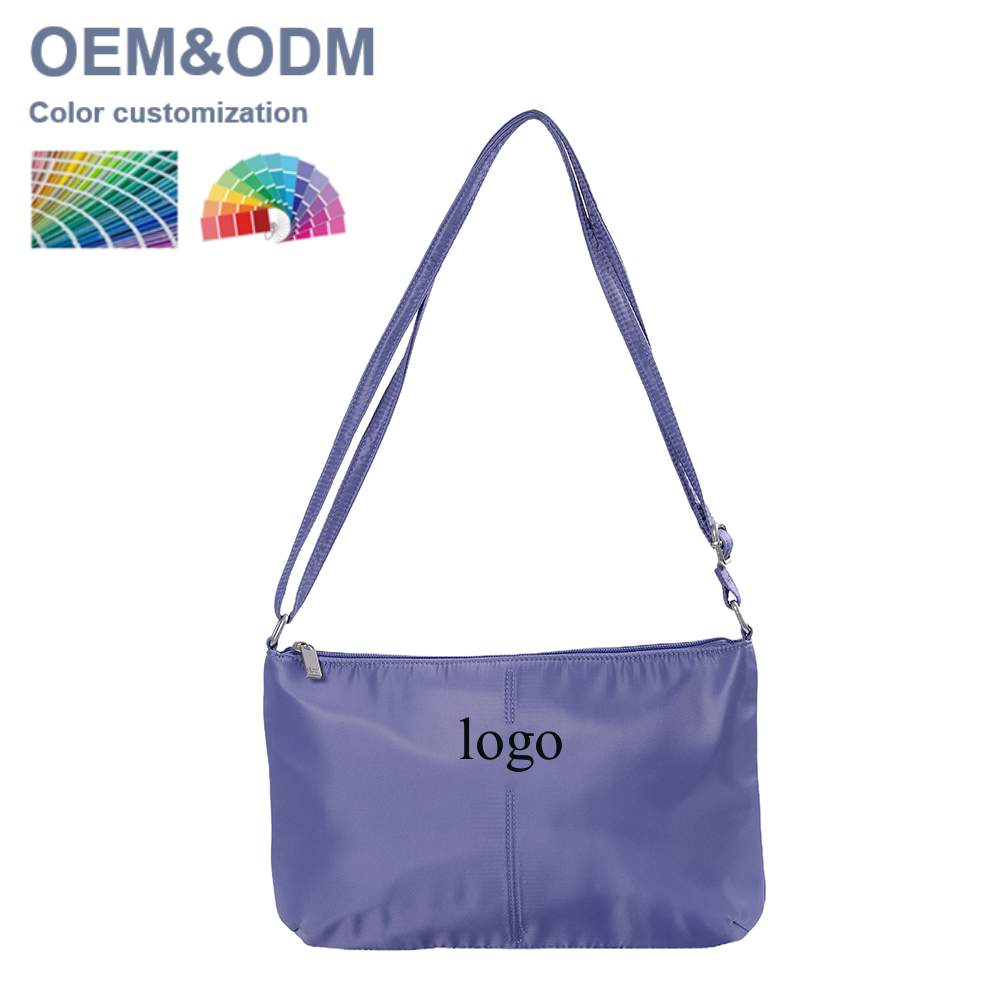 bolsa de ombro única pequena e popular em formato quadrado com etiqueta personalizada leve